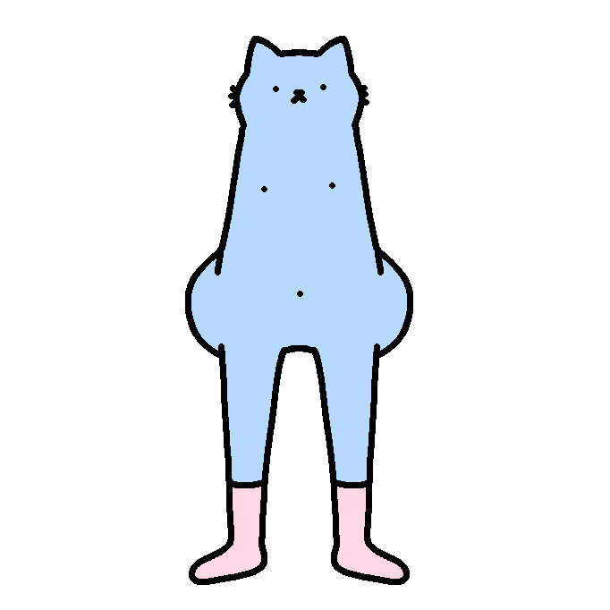 Blue Cat Cats GIF by sillynub.gif